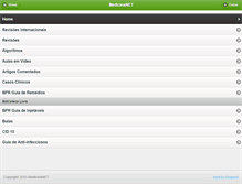 Tablet Screenshot of medicinanet.com.br